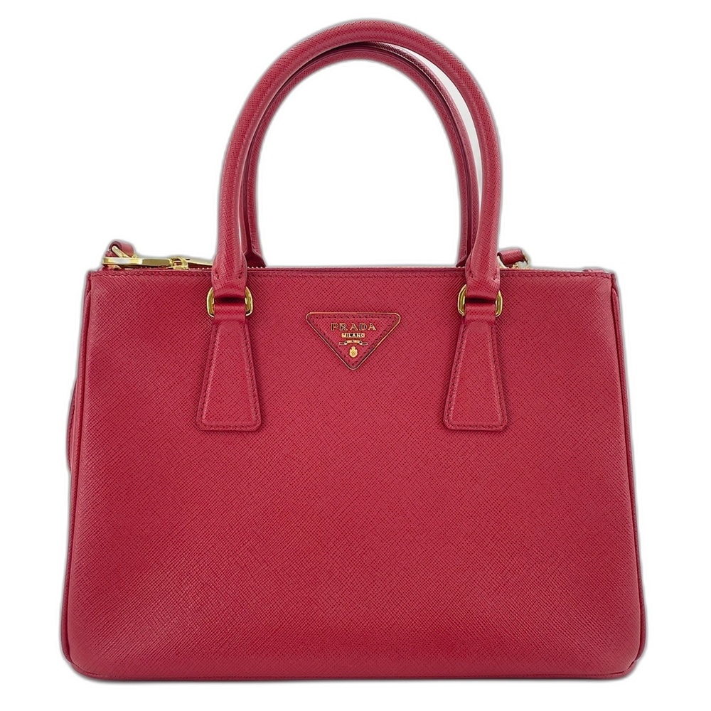 Prada Galleria Shoulder Bag/Handbag, Red
